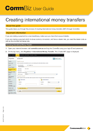 Lets you convert a national account number into an iban, validate an iban, find bank information. Create An International Money Transfer Manualzz