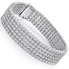 Marcus is a one of kind jeweler with unbelievable skill and precision. Mens Sterling Silver Bracelets 5 Row Diamond Bracelet 0 81ct 310535