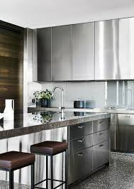 stainless steel kitchen cabinets