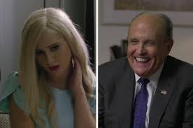 Rudy giuliani flat on a hotel bed, hands down his pants, while a young reporter (maria bakalova, who plays borat's daughter tutar) hovers over him. Borat Controversy Rudy Giuliani S Hand Down His Pants