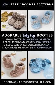 And also after a while a pattern for premise baby booties or newborn booties? Free Crochet Patterns For Adorable Baby Boy Booties Oombawka Design Crochet