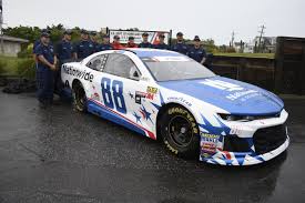 Jerry bonkowski previews motorsports' biggest weekend with marky billson! Photos Nascar Unveils New Paint Scheme At Wrightsville Beach Coast Guard Station Lumina News