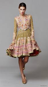 Jani Khosla International Debut Collection Wedding Inspirasi Short Lace Wedding Dress Short Lace Dress Fashion