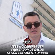💬 DANIEL NOBOA: “EL IESS NO DEBE SER UN PRESTADOR DE SALUD” Durante una  entrevista concedida al programa Opinión Democracia este 22 de octubre de  2025, el presidente Daniel Noboa abordó la
