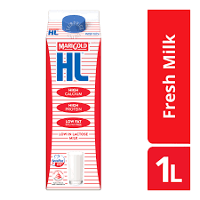 With 9 vitamins fortified with 9 vitamins : Marigold 100 Fresh Bottle Milk Ntuc Fairprice
