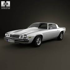 3d Model Of Chevrolet Camaro 1975 Chevrolet Camaro Chevrolet Camaro