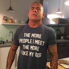 The tattoo of the right shoulder is again large and looks identical. Dominic Purcell With A Cute Shirt Prison Break Quotes Prison Break Dominic Purcell