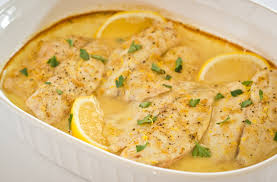 baked tilapia with mustard lemon and