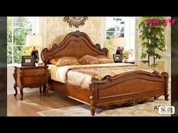 Latest Simple And Gorgeous Wooden Double Size Bed Design Youtube In 2020 Bed Design Wooden Bed Design Oak Bed Frame