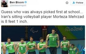 Morteza mehrzad representa a irán y es la estrella del equipo paralímpico de voleibol sentado. Morteza Mehrzad Najnovije I Najcitanije Vijesti Index Hr