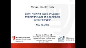 There are no early warning signs for pancreatic cancer. Early Warning Signs Of Cancer University Hospitals