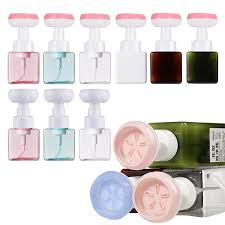 300ml Flower Dispenser Liquid Soap Floral Foam Hand Soap Bottle Pump Floret  Bubbler Children Plastic Pressing Type Head Bottling - AliExpress