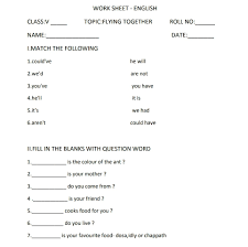 fortune academy kv 5 english worksheet on flying together