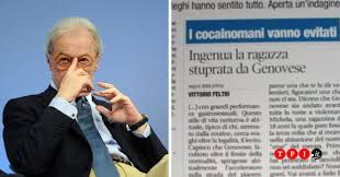 È la traduzione eufemistica e oxfordiana di. Caso Genovese Il Vergognoso Editoriale Di Vittorio Feltri