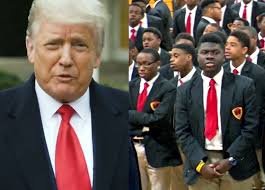I- being close to the president, I can tell you, I think the question he's  really asking here is, do Black boys need schools? And if they do, should  those schools be