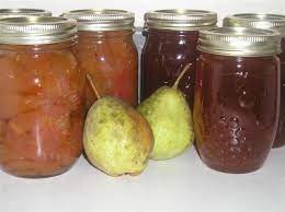 Homemade preserves are a great addition to a delicious charcuterie board. The Absolute Best Recipe For Canning Pear Preserves Canning Recipes Canning Pears Pear Preserves