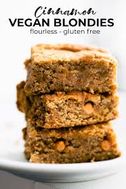 My blondie photo shoot was pure sugar porn. Chickpea Blondies Flourless Vegan Recipe Video Cotter Crunch