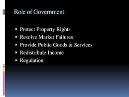 Role Of Government In A Market Economy - Online Presentation