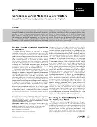 If this pair does get together for some reason, the best way for them to manage is for leo to become cancer's protector and not push cancer to come out of their shell. Pdf Concepts In Cancer Modeling A Brief History