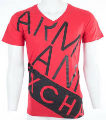 Black And Red Designer Shirt Armani Exchange Bias Mens Designer T Shirt Premium Red Black Slim Fit 45 Nwt Ad Ad Mens Designer Sh Slim Fit Mens Shirts Tshirt Design Men Golf T Shirts