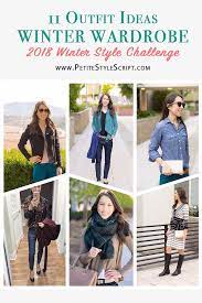 25 Piece Winter Capsule Wardrobe 11 Outfit Ideas Winter Style Challenge Minimalist Wardrobe Simple Winter Outfits Winter Fashion Stylish Winter Outfits