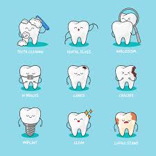 No need to register, buy now! Cartoon Teeth Set Vector Free Download