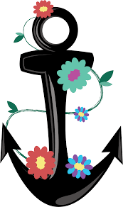 This is a printable cut file compatible with cricut and silhouette cutting machines. Anchor Flowers Svg File Svg Designs Svgdesigns Com Svg Design Svg Design