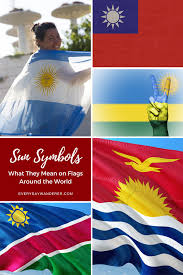 Argentina flag the flag of argentina, which features the sun of may emblem, is known as the official ceremonial flag. Here Comes The Sun The Intriguing Meaning Behind Sun Flags Traveling By Yourself Flag Japan Flag