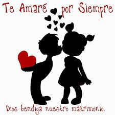 Te Amare Por Siempre Dios Bendiga Nuestro Matrimonio Love Silhouette Couple Silhouette Happy Paintings
