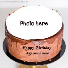 Photo Editing Photo Upload Boy Birthday Cake With Photo Frame Birthday Cake With Name And Photo Edit Birthdayphotoframes Com In 2020 Chocolate Cake With Name Cake Name Happy Birthday Cake Pictures