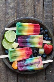 Pin By Kelly Hinderer On Food In 2021 Rainbow Popsicles Popsicle Recipes Food