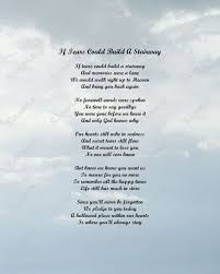 Memorial Poem Tears Build A Staircase Instant By Queenofheartgifts Funeral Poems Funeral Poems For Mom Memorial Poems