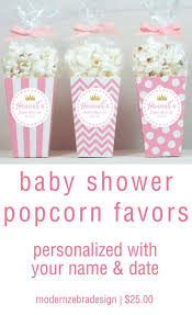 Your Guests Will Love These Custom Mini Popcorn Box Baby Shower Favors You Will Receive Popcorn Baby Shower Favors Girl Shower Favors Baby Shower Favors Girl