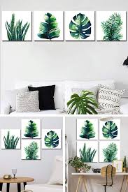 Leaf Home Wall Decorations Wall Decor Leaf Wall Art Decor