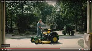 John deere d100 series lawn tractor: How To Change Oil And Filter On John Deere Ztrak Zero Turn Mower Minnesota Equipment