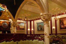 This dining room is gorgeous with beautiful artwork of belle, the beast, and all of our favorite enchanted pals found throughout the beast's castle. Rose Gallery Dining Room Picture Of Be Our Guest Restaurant Orlando Tripadvisor