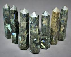 It helps our brains to process complex or new information quickly and easily. Larvikite Point Larvikite Tower Larvakite Healing Crystals Gemst Real Crystal