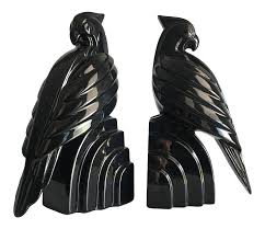 Eames house bird, mid century bird adornment office home decor, desk dove ornament, arts pigeon gifts. 1970s Mid Century Modern Fitz Floyd Birds Bookends A Pair Chairish