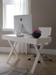 In fact, it is a central place for you to stage video calls with colleagues, pay bills and do taxes or work on creative projects that you've been putting off for a while. Clean Contemporary Home Office With White Desk And Chair Hgtv