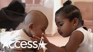Kanye west and kim kardashian's fourth child psalm ye west is little brother to north, five, saint, three, and chicago, one. Khloe Kardashian S Daughter True Has The Cutest Playdate With Kim Kardashian West S Son Psalm Youtube