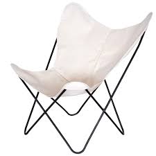 Steele Butterfly Sling Chair Natural Sling Chair Butterfly Chair Eames Rocking Chair