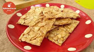 Ingredients 100g florentine powder 100g almond slice 50g pumpkin seed 20g black seasame seed method preheat oven at 180c and bake all the almond slice n pumpkin seeds for 5min n let it cool in. 2 Ingredients Almond Florentine Brittle Simplest Recipe Mykitchen101en Youtube