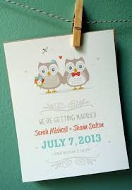 Owl Couple Wedding Save The Date Wedding Invitations Shower Invitations Wedding Saving Owl Wedding Wedding Save The Dates