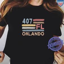 As there are so many area codes, it is hard to remember what area code is 407 or where is area code 407. Retro Orlando Area Code 407 Residents State Florida Shirt