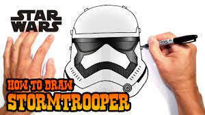 How To Draw Star Wars | Stormtrooper - Youtube
