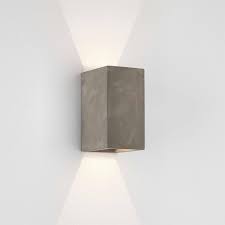 Oslo 160 Led Up Down Wall Light 240v 8185 Concrete 6w Exterior Wall Light Wall Lights Up Down Wall Light