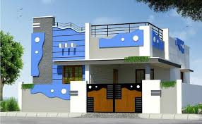 Please obtain house specific drawings from your new home consultant. Border Parapet Wall Village Single Floor Home Front Design In Year Homedsig