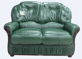 Available in a wide range of soft and durable fabrics, green sofas make the perfect addition to any seating arrangement. Italian Green Debora Genuine Leather 2 Seater Sofa Settee Designersofas4u