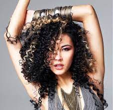 Half black and half blond. 20 Curly Black Hair With Blonde Highlights New Style