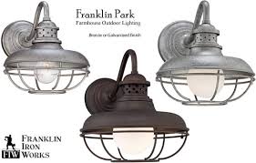 Franklin Iron Works Franklin Park Farmhouse Outdoor Lighting Deep Discount Lighting